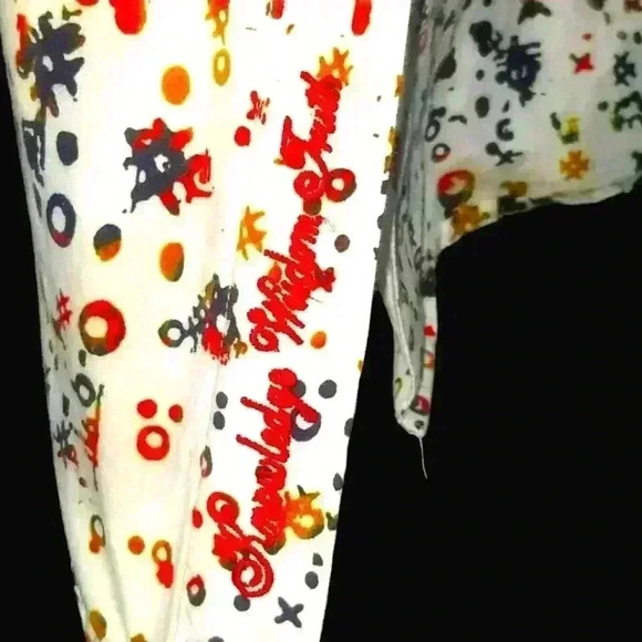 Men's Robert Graham Long Sleeve Button Down Flip Cuff Hyper Novelty Print Shirt - Picture 4 of 8